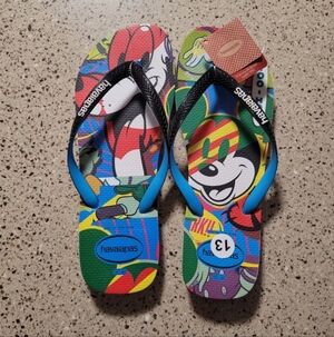Havaianas Mens Size 13 Disney Mickey Mouse Pluto Flip Flops, Shoes, Super Fan